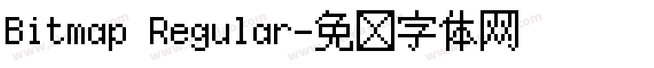 Bitmap Regular字体转换